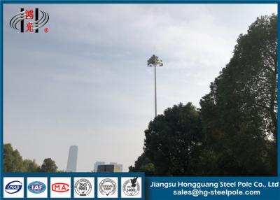 China Cnas High Mast Light Pole Anti Corrosion With  Zinc Coating for sale