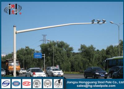 China Security Telescoping CCTV Camera Pole Attachments Galvanized Steel Pole for sale