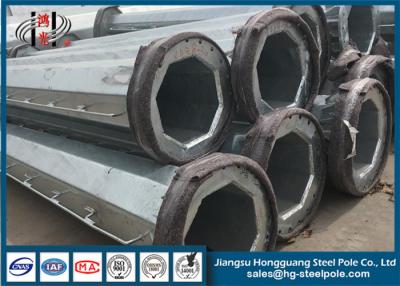 China Hot Dip Polygonal 20m Q420 Galvanized Steel Pole for sale