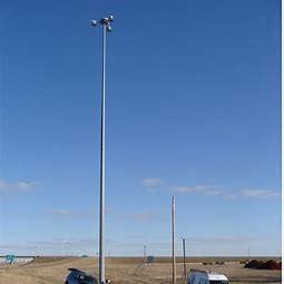 中国 ホップのすくいによって電流を通されるSS400高いマストの街灯柱のフランジの関係 販売のため