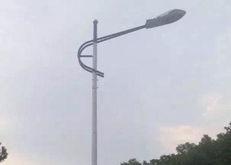 China Triple Outreach Arms Street Lighting Poles Columns 13m For Seaport Lighting for sale