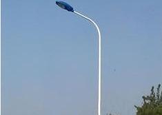China 30m Galvanized Steel Street Light Poles For Residencial Area Road Lighting for sale