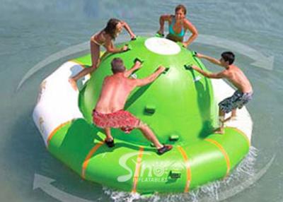 China 4m dia. 4 person children N adults inflatable water spinner for playing water entertainment for sale