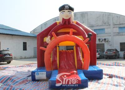 Chine Glissière gonflable de rebond de pirate extérieur combinée pour l'amusement extérieur de partie d'enfants à vendre