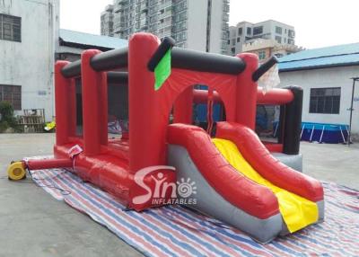 China Commercial Outdoor Kids Red Combos With Slide For Amusement Park for sale