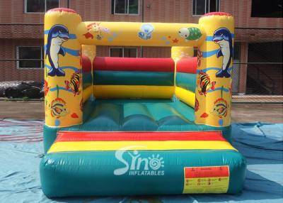 China Indoor kids small seaworld inflatable jumping castle with slide made of lead free material from Sino Inflatables for sale