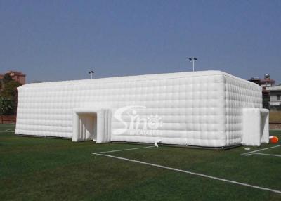 China 20x10m outdoor white giant inflatable cube tent for wedding parties made of best material from Sino Inflatables for sale