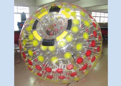 China Mega transparent inflatable zorb ball for childrens and adults roll inside for sale