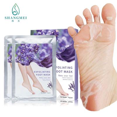 China Sulfate Free Natural Lavender Exfoliating Foot Mask Botanical Herbal 55g/ Pair for sale