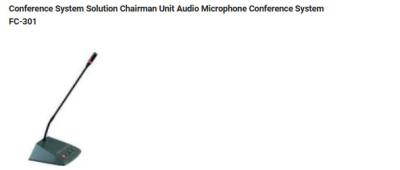 China Sistema de conferência de Unit Audio Microphone do presidente da solução do sistema de conferência à venda