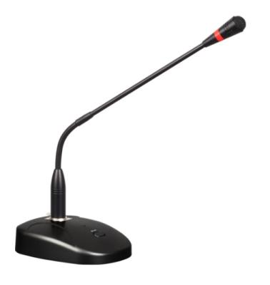 Chine Microphone de table de condensateur de microphone de câble par col de cygne avec DC9V à vendre