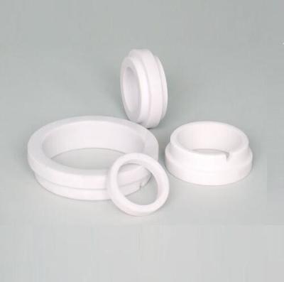 China Thermal Casting 99% Al2O3 Alumina Ceramic Ring Resistant Wearing for sale