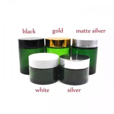 China Green glass jars for sale