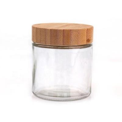 China Odor Free Round Glass Jar Native Environmentally Friendly Glass Jar for sale