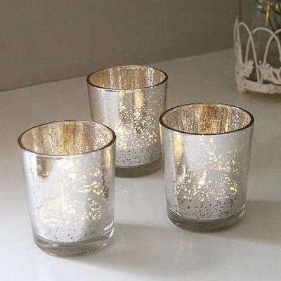 China Decorative Candle Glass Jar Durable Standard Empty Candle Jar for sale