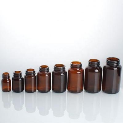 China Pill Glass Medicine Pharmaceutical Glass Bottle Clear Or Amber Capsule for sale