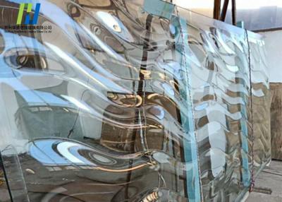 China Textured Decorative Architectural Glass Curved Flat Decorative Glass Panels for sale