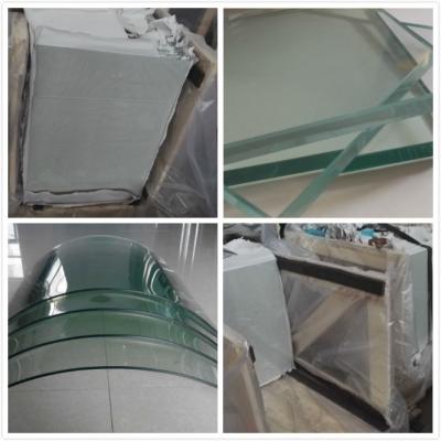 China Fireproof Tempered Safety Glass Curved Bending for Fridge Door for sale