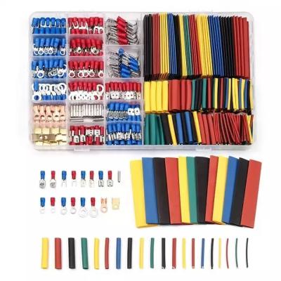 China 678Pcs 2:1 Heat Shrink Assorted Insulation Sleeving Tubes Crimp Terminals Connectors for sale