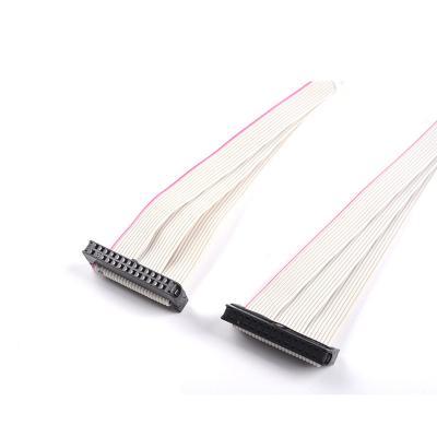 China 1.27mm Computer Ribbon Cable 300V 2.54 IDC 2 Pin-64 Pin Annealed Stranded for sale