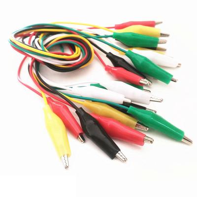 China Alligator Clip Industrial Wiring Harness 50cm Electrical Double Ended Roach Clip for sale