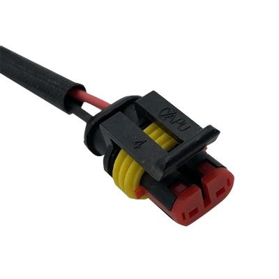 China 1.5mm Waterproof Electric Cable 3 Pin 5 Pin 6 Pin Wire Harness Connectors for sale