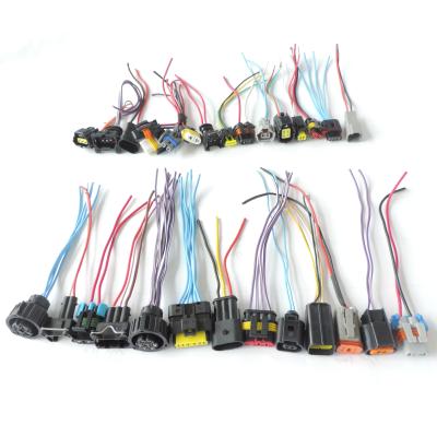 China 12V 24V 4 Pin Trailer Wiring Harness Female Male 18AWG 16AWG for sale