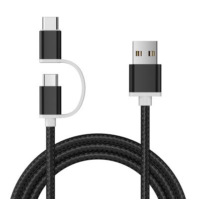 China 5V 2A 2 In 1 USB Data Transfer Cables for sale