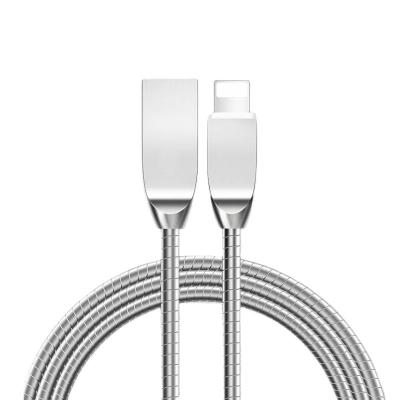 China 2.4A IPhone USB A to Lightning Cable 1m USB Data Transfer Cables Fast Charging for sale