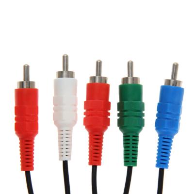China Cables de la transferencia de datos USB del cable de componente el 1.8m los 6FT TVAD de PS2 PS3 sistema de pesos americano en venta