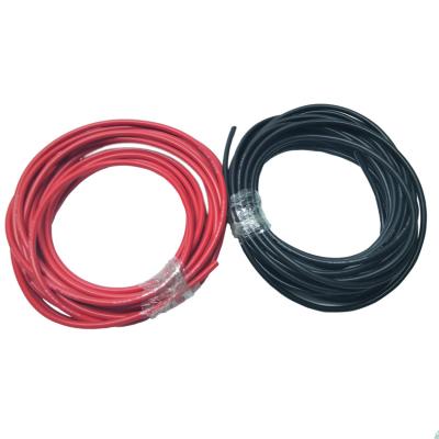China Rubber Insulated 8.5mm Silicone Heating Wire Tinned Copper 6 Awg Silicone Wire for sale