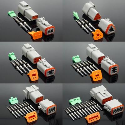 China DT06-2S DT04-2P Industrial Electrical Connector 12V 24V DT Connector 2 Pin 6 Pin 12 Pin for sale
