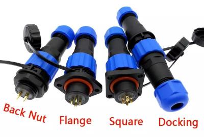 China SP13 IP68 Industrial Electrical Connector Waterproof thermoplastic PPS Insulator for sale