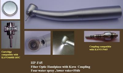 China Fiber Optic Dental Handpieces With Light , Four Sprays With KaVo Coupling, With Dustproof ceramic cartridge for sale