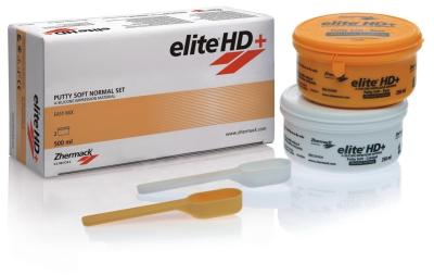 China Dental Composite Material ZHERMACK Elite HD+Putty Soft Normal Set Orange Dental Impression Casting for sale