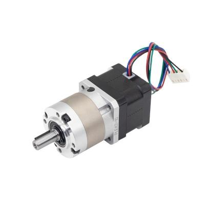 China 42mmx42mm Nema 17 Hybrid Micro Planetary Gearbox Stepper Motor With 270/380mN.m Holding Torque for sale