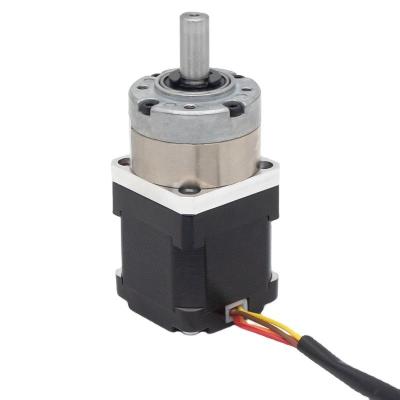 China 28/38.5mm Length Hybrid Nema 14 Geared Stepper Motor With Planetary Gearbox for UAVS for sale
