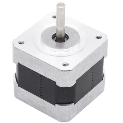 China Large Stock Nema 17 42mm Hybrid Stepper Motor 1.68A 38N.cm 4-wire for Large 3D Printer for sale
