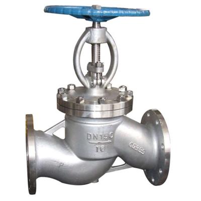 China OEM / ODM J41W-16P Globe Valve DN15 - DN300 304 Stainless Steel for sale