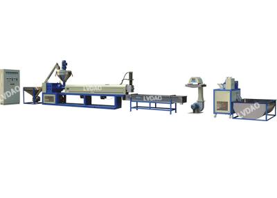 China Power 45kw PP CE Caco3 pelleting extruder line LDB SJP 120 plastic recycling equipment 240-400kg/h for sale