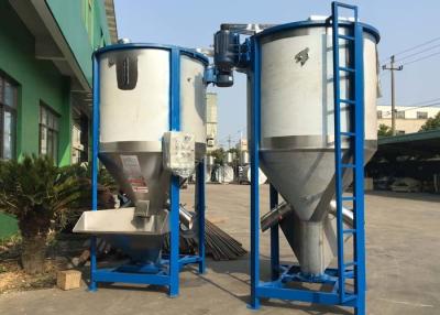 China Motor 6-15 Kw Plastic Material Mixing Machine , 1000L Vertical Structure Plastic Mixture Machine for sale