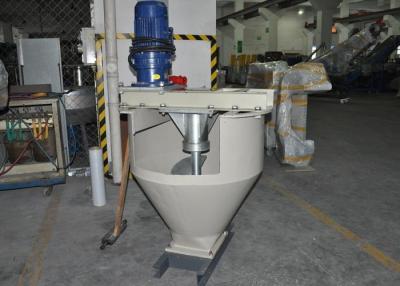 China Iron Body 1.5kw Extruder Hopper , 900mm Storage Height Screw Feeder Hopper for sale