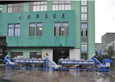 China PE PP Plastic Washing Line Low Energy Consumption Humanized Control System for sale