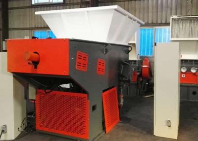 China Manual Operation Small Plastic Shredder , Solid Waste Reduction Fabric Shredder Machine for sale