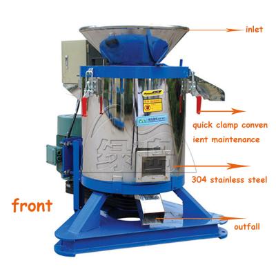 China 7.5kw Low Noise Plastic Scrap Dryer Machine Custom Coolor With 1 Year Warranty for sale