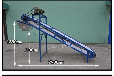 China Desk Plastic Conveyor System 1.1kw Mesh Conveyor Belt 2950 * 1650 * 1000mm for sale