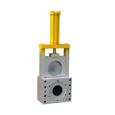 China Hydraulic Automatic Screen Changer Extruder Single - Plate Steel Die Head for sale