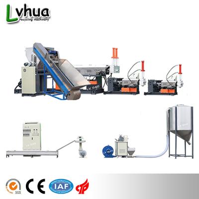 China Single Stage PP Plastic Recycling Machine / Plastic Recycling Extruder Machine for sale