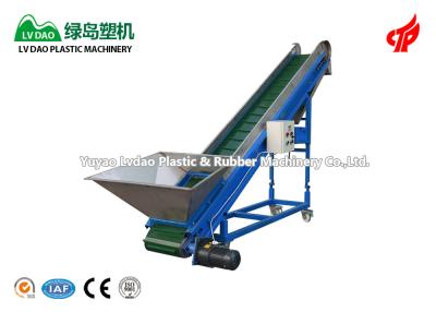 China Blue Color Plastic Conveyor System Magnetic Conveyor System CE ISO Certification for sale