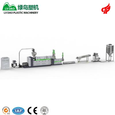 China máquina plástica machacante de la película de 250kg-300kg/h PP PE y cargada automática de la granulación del alimentador de la fuerza en venta